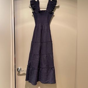 Hill House Home Ellie Nap Dress Navy Brocade XXS